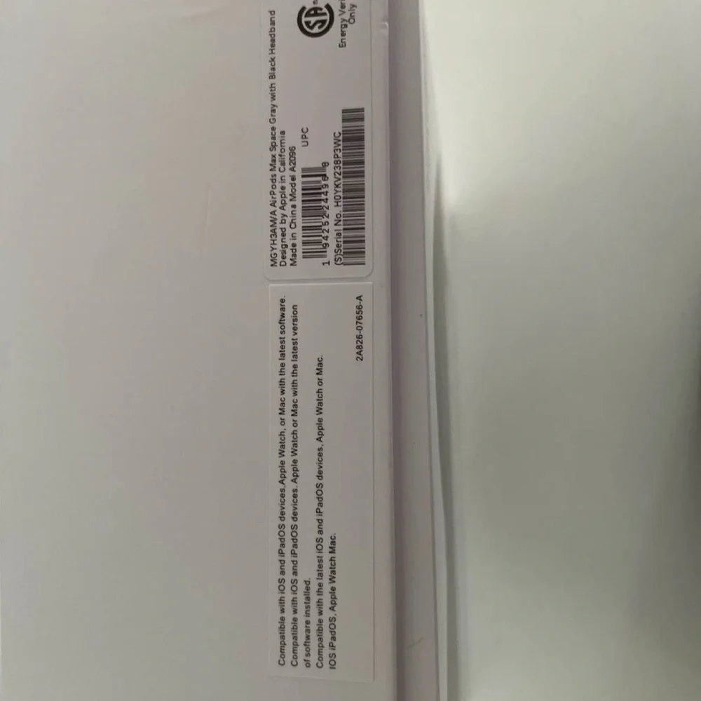 Apple Black Over-Ear Headphones